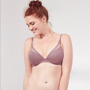 ThirdLove Classic Contour Plunge Bra. Size 34 B 1/2